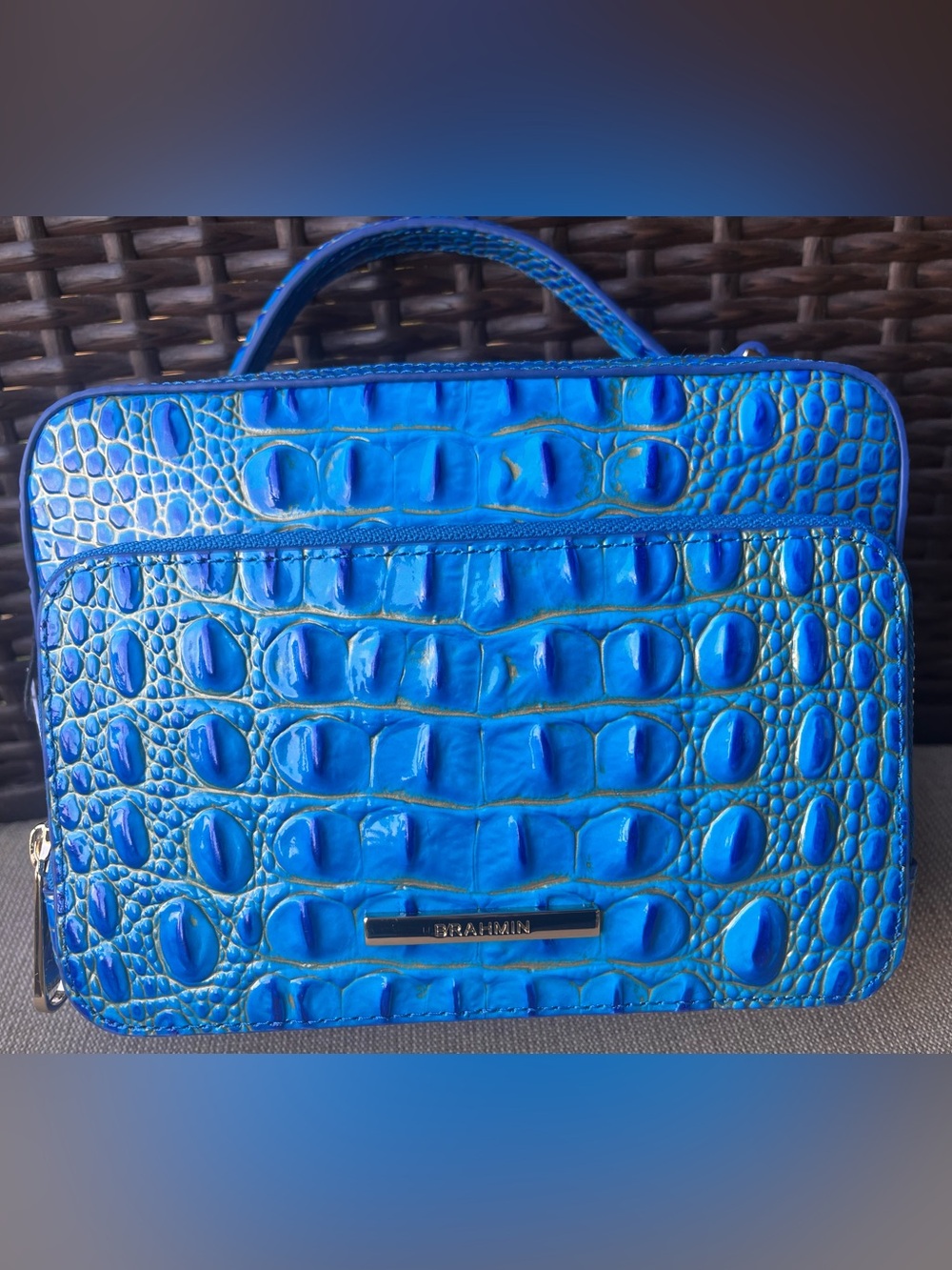 NWT BRAHMIN TORI in ELECTRIC INDIGO MELBOURNE